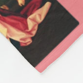 De gekruisigde Christus met de Maagd Maria Fleece Deken (Hoek)