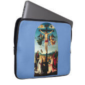 De gekruisigde Christus met de Maagd Maria Laptop Sleeve (Voorkant Rechts)