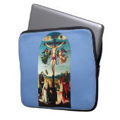 De gekruisigde Christus met de Maagd Maria Laptop Sleeve (Voorkant Links)