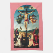 De gekruisigde Christus met de Maagd Maria Theedoek (Verticaal)