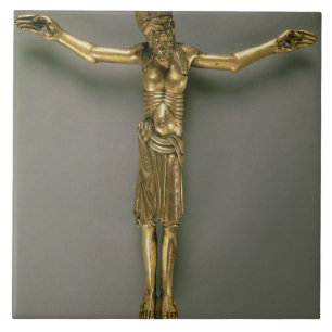 De gekruiste Christus, Frans, tweede helft van de Tegeltje