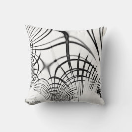 De gekruiste grijze lijnen herinneren ons aan teke kussen