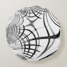 De gekruiste grijze lijnen herinneren ons aan teke rond kussen