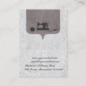 De gekruiste zeemacht visitekaartje (Achterkant)