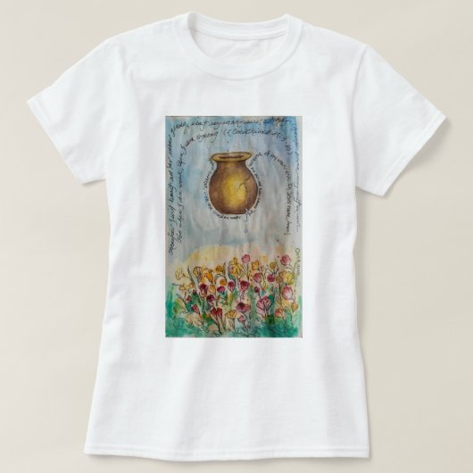 De gekrukte pot t-shirt (Design voorkant)