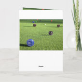 De gekweekte Bowls Happy Birthday, Kaart (Achterkant)