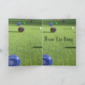 De gekweekte Bowls Happy Birthday, Kaart (Binnen)