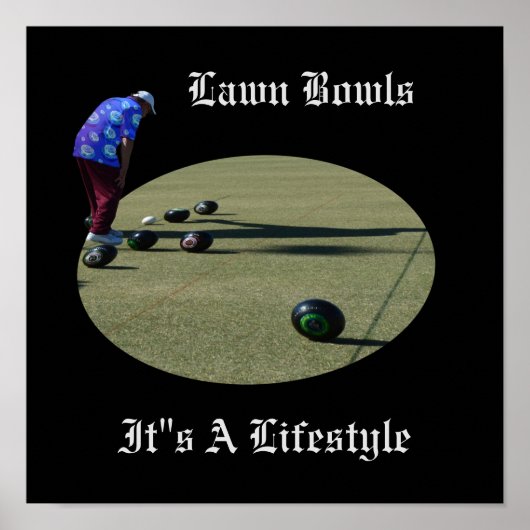 De gekweekte Bowls is een levensstijl. Poster (Voorkant)