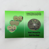 De gekweekte Bowls Theme Fathers Birthday, Kaart (Binnen)