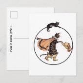 De Gelaarsde Kat (1921), Briefkaart (Voorkant / Achterkant)