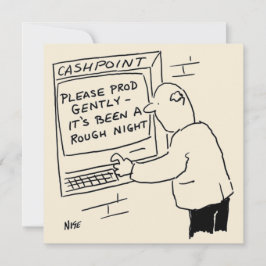 De geldmachine zegt - "Gelieve zacht te proepen" Kaart