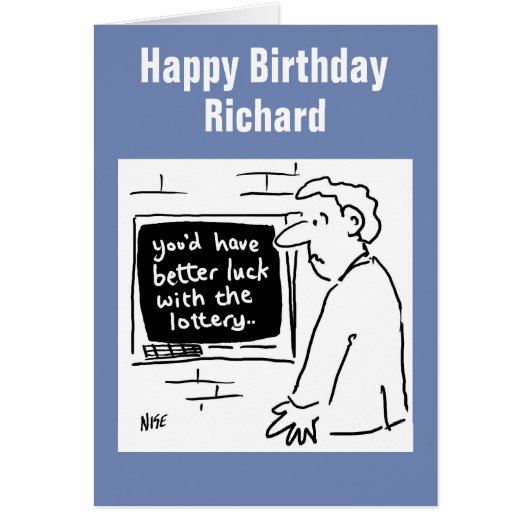 De geldmachine zegt "Probeer de loterij" (Voorkant)