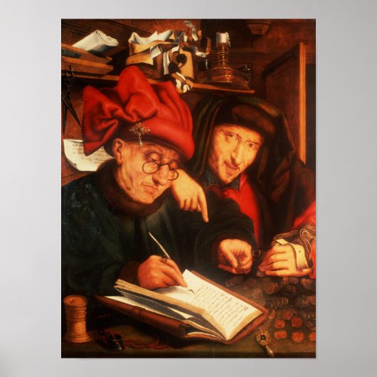 De gelduitleners na Massys Poster (Voorkant)