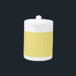 De gele achtergrond van pastaboter is klaar om aan theepot<br><div class="desc">Dit aangepaste stijlvolle product in een zachte pastelgeel kleurenachtergrond voor uzelf of als geschenk om bij alle gelegenheden een indruk te maken. Klik op de knop "Aanpassen!" om gereedschappen weer te geven om dit product aan te passen als u een teksteditor en een afbeelding-lader wilt gebruiken.</div>