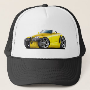 De Gele Auto van de sluiper Trucker Pet