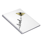 De gele bijensoort Grafisch ontwerp Notitieboek (Rechterzijde)