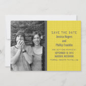 De Gele Binaire Foto van de Code sparen de Datum u Kaart (Voorkant)