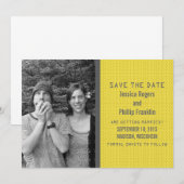 De Gele Binaire Foto van de Code sparen de Datum u Kaart (Voorkant / Achterkant)