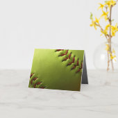 De gele Binnenkant van het Softball verdwijnt Kaart (Gele Bloem)