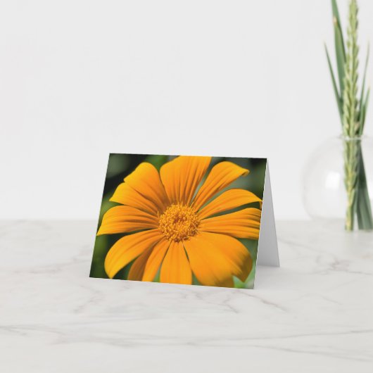 De gele Bloem Notecard van de Zonneschijn Kaart (Voorkant)