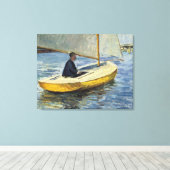 De Gele Boot, 1891 - Gustave Caillebotte Canvas Afdruk (Insitu (Houten vloer))
