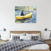 De Gele Boot, 1891 - Gustave Caillebotte Canvas Afdruk (Insitu (Slaapkamer))