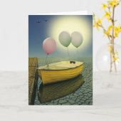 De gele boot kaart (Gele Bloem)