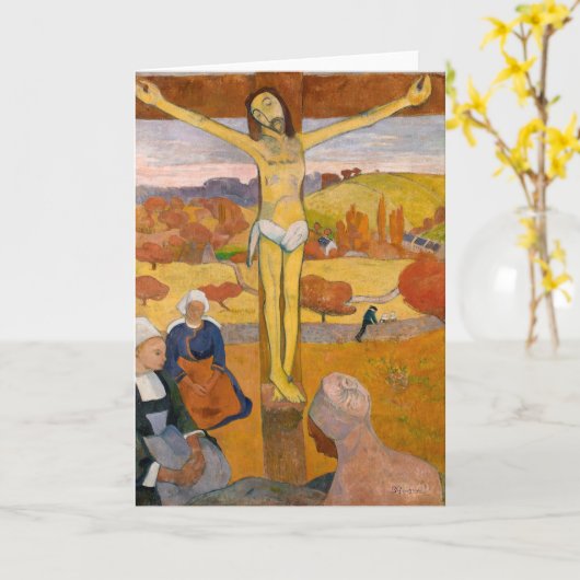 De gele Christus | Paul Gauguin Kaart (Gele Bloem)