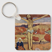 De gele Christus van Paul Gauguin, Vintage Fine Ar Sleutelhanger (Voorkant)