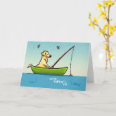 De gele Dag van de Vaders van Art™ van de Kaart (Gele Bloem)