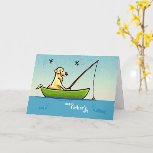 De gele Dag van de Vaders van Art™ van de Kaart (Gele Bloem)