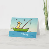 De gele Dag van de Vaders van Art™ van de Kaart (Voorkant)