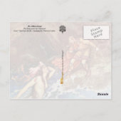 De Gele Dwarf:  De koning ontmoet de zeemeermin Briefkaart (Achterkant)