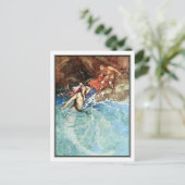 De Gele Dwarf van Warwick Goble Briefkaart (Staand voorkant)