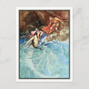 De Gele Dwarf van Warwick Goble Briefkaart