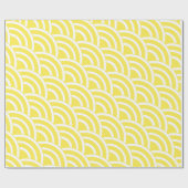 De Gele en Witte Ventilators van de kanarie Cadeaupapier (Vlak)