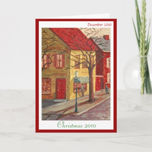 De Gele Hoek van Frip, Kerstmis 2010 Feestdagen Kaart (Voorkant)