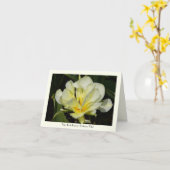 De gele Kaart van de Nota van de Groet van de Tulp (Gele Bloem)