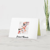 De gele Kaart van de Verjaardag van de Gele narcis (Achterkant)