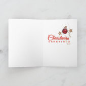 DE GELE KAARTEN VAN DE GROETEN VAN KERSTMIS VAN (Binnen)