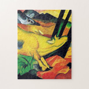 De gele koe van Franz Marc Legpuzzel
