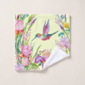 De Gele Kolibrie Tuin Bad Handdoek (Wasdoekje)