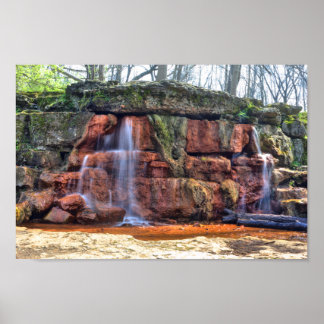De Gele Lente, Glen Helen Natuur Reserve, Ohio Poster