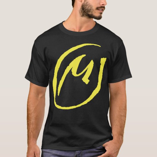 De gele 'm' (La Marque Jaune) T-shirt (Voorkant)