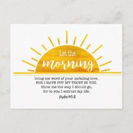 De gele Psalm van de Zon Briefkaart