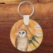 De Gele Roos en de Dainty Owl Sleutelhanger (Voorkant)