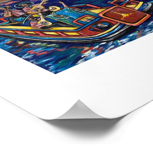 De Gele Roos van Texas Poster (Hoek)