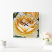 De Gele Roos Vierkante Klok (Huis)