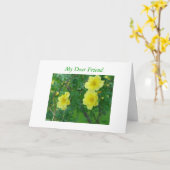 De gele Rozen van de Vriendschap, Mijn Beste Kaart (Gele Bloem)