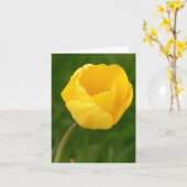 De Gele Tulp van Notecard Kaart (Gele Bloem)